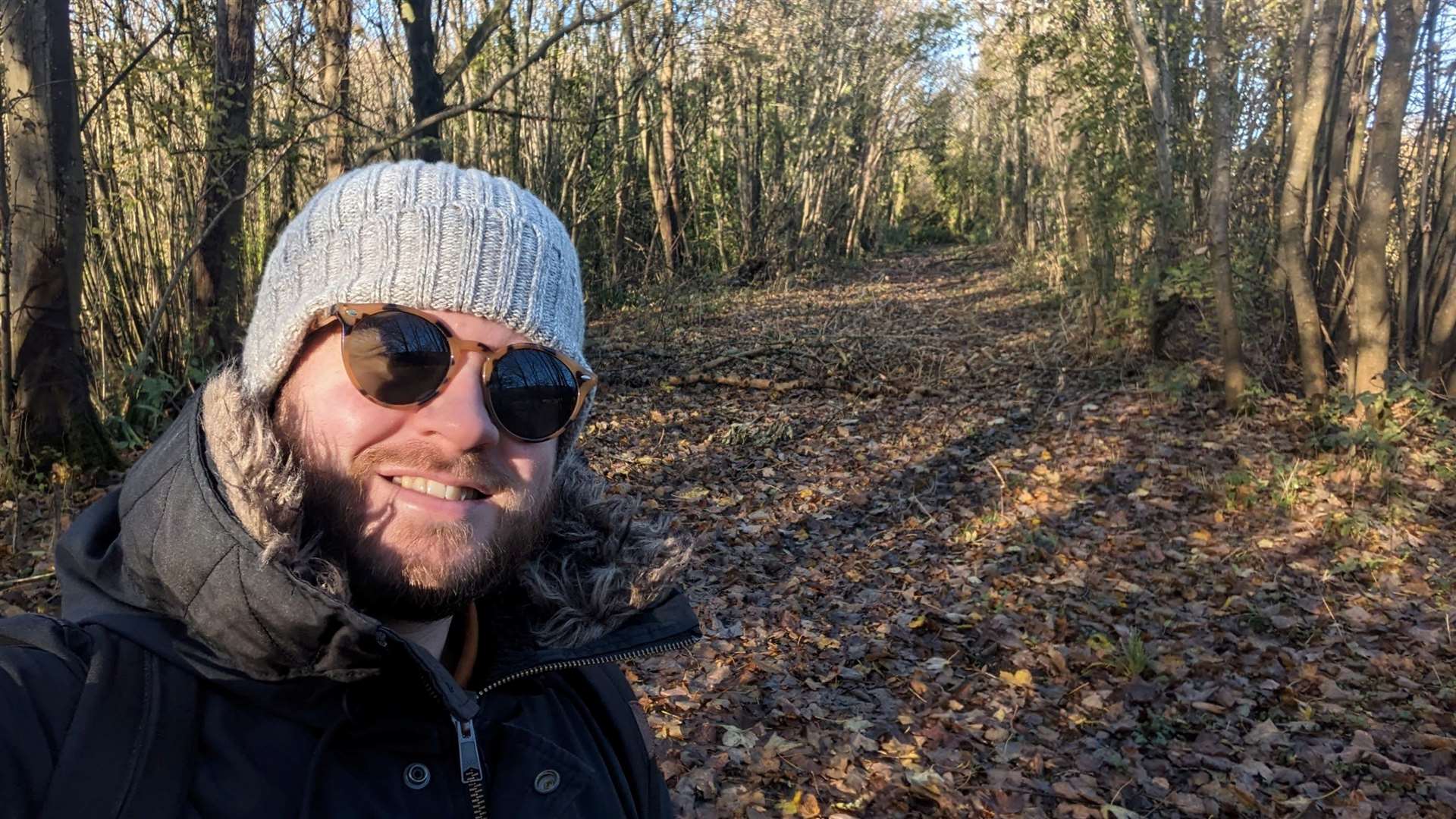 Reporter Rhys Griffiths walks from Newington to Elham along part of the route of the former Elham Valley railway line