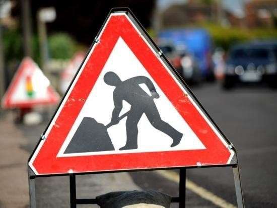 The works are to widen an existing shared footway and cycle path. Stock image