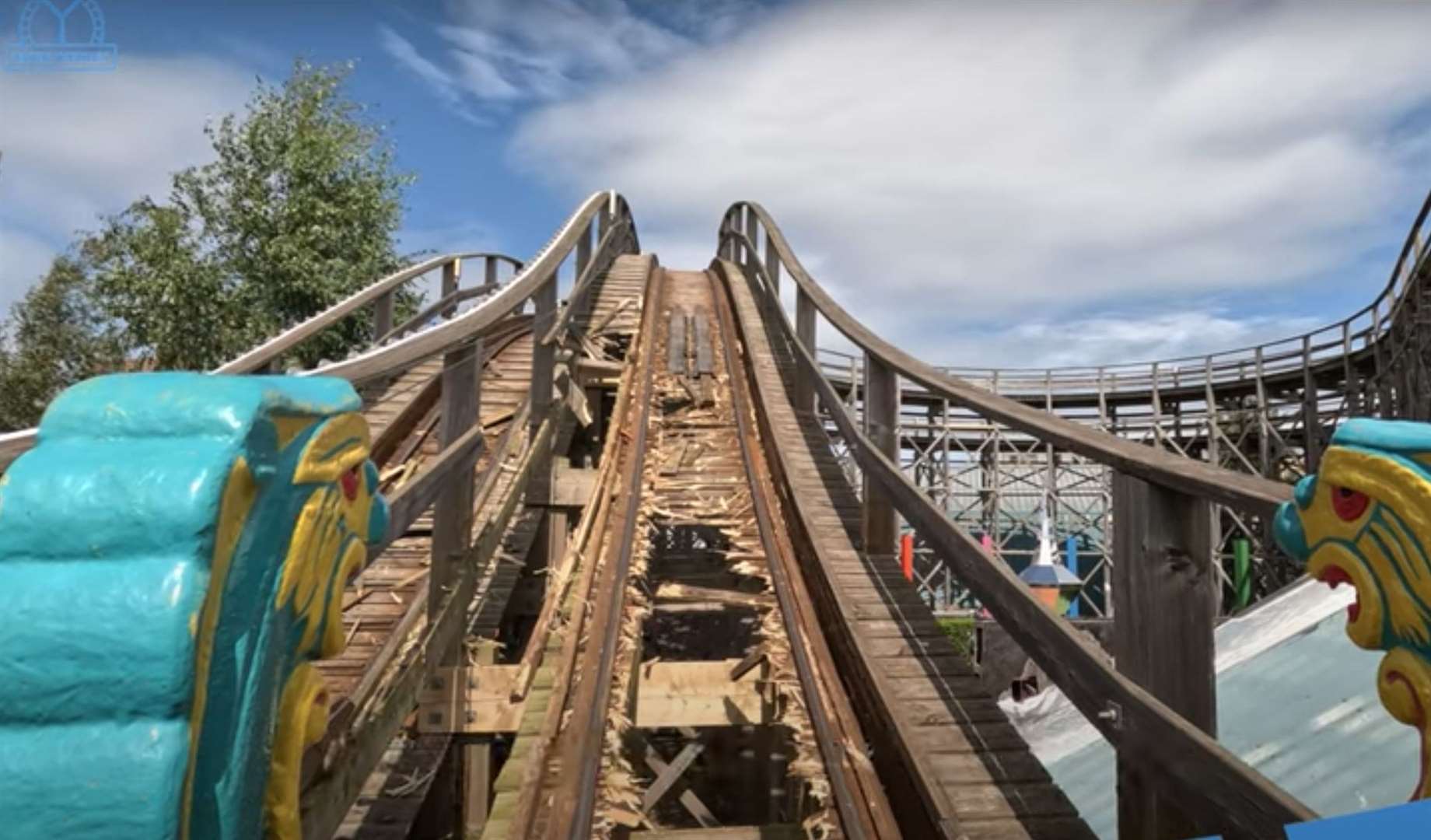 The Scenic Railway at Dreamland Margate remains closed after the damage on August 10. Picture: André Bormans/Coasters 'n' Cocktails