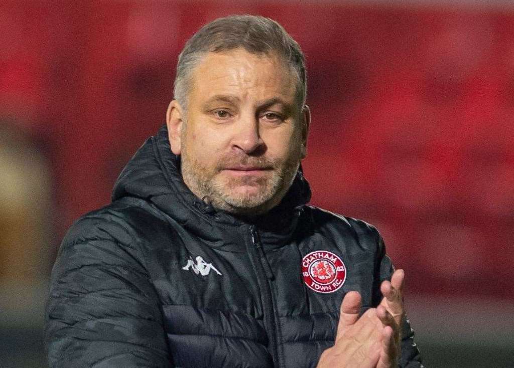 Chatham Town chairman/manager Kevin Hake Picture: Ian Scammell