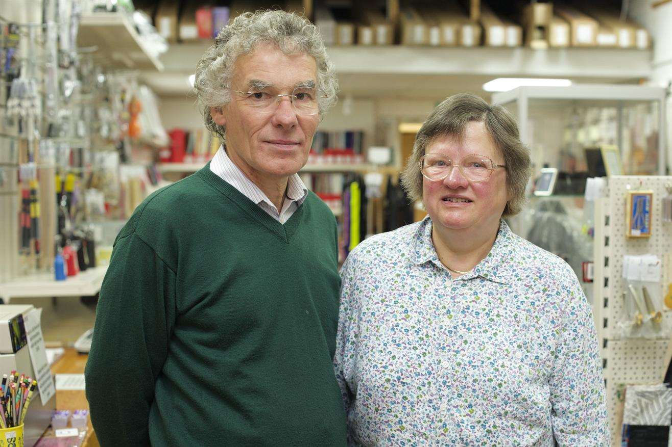 Robert and Cynthia Swade are selling their music shop and flat above as they are retiring