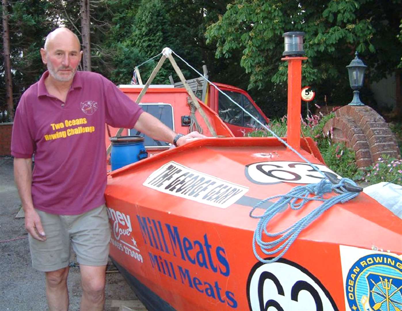 Mr Walters’s boat has been used in a previous Atlantic crossing (Help for Heroes/PA)