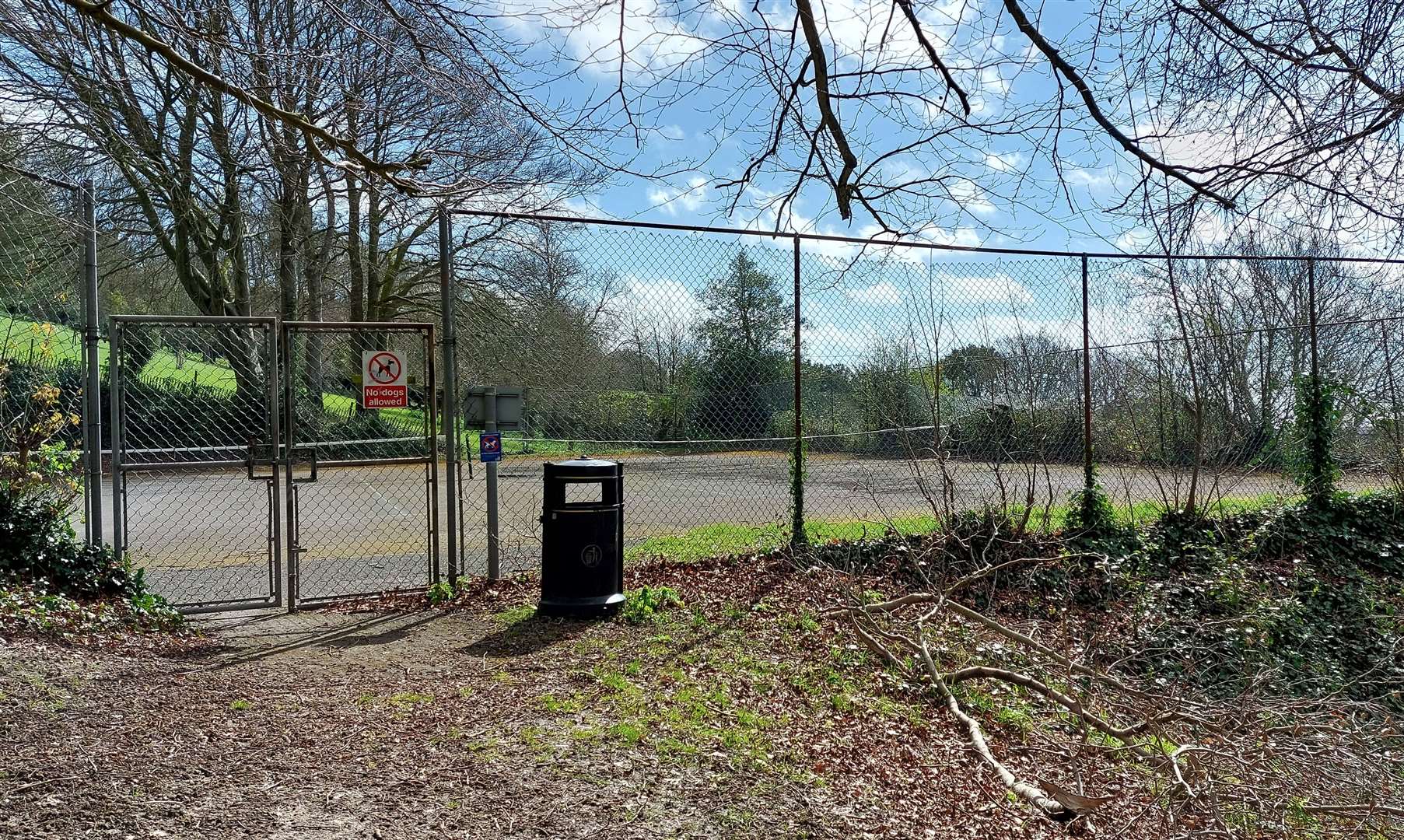 Concerns have previously been raised over the condition of the tennis courts