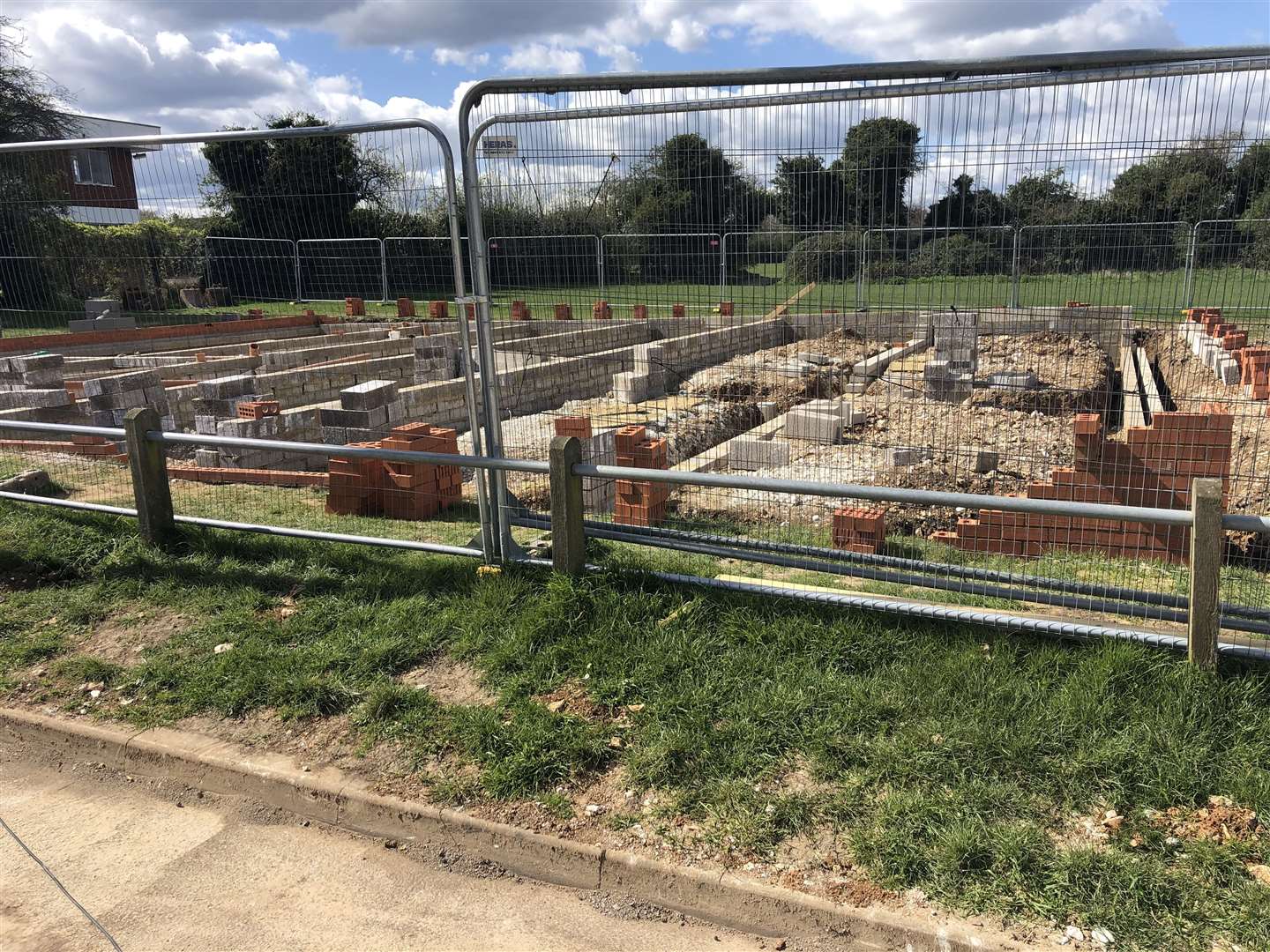 Work has begun on the new pitch