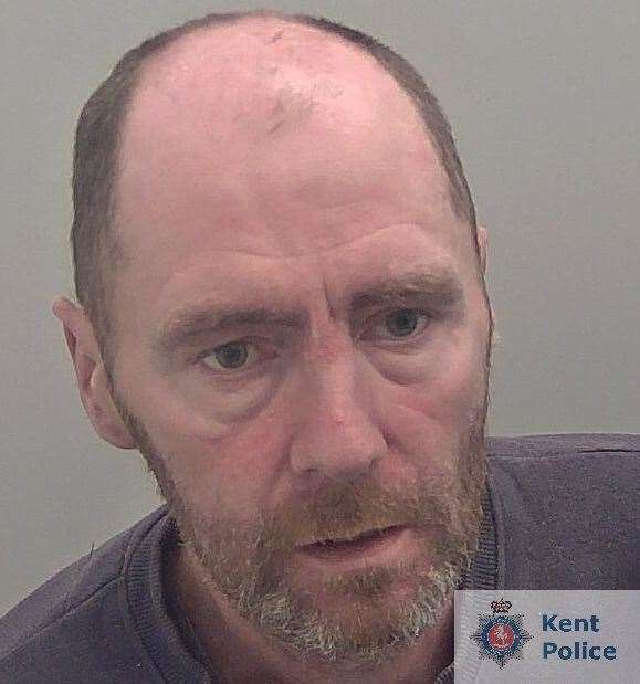 Mark Hewitt, 48, was jailed for a year after stealing from a number of supermarkets. Picture: Kent Police