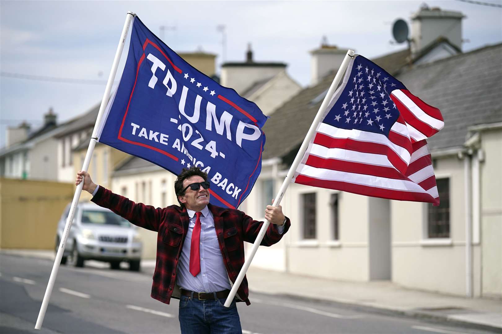 David Grange from Raheny, Dublin, in Doonbeg (PA/Niall Carson)