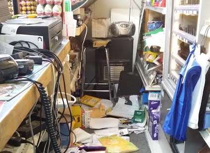 The owners were left shocked and upset after discovering the break-in