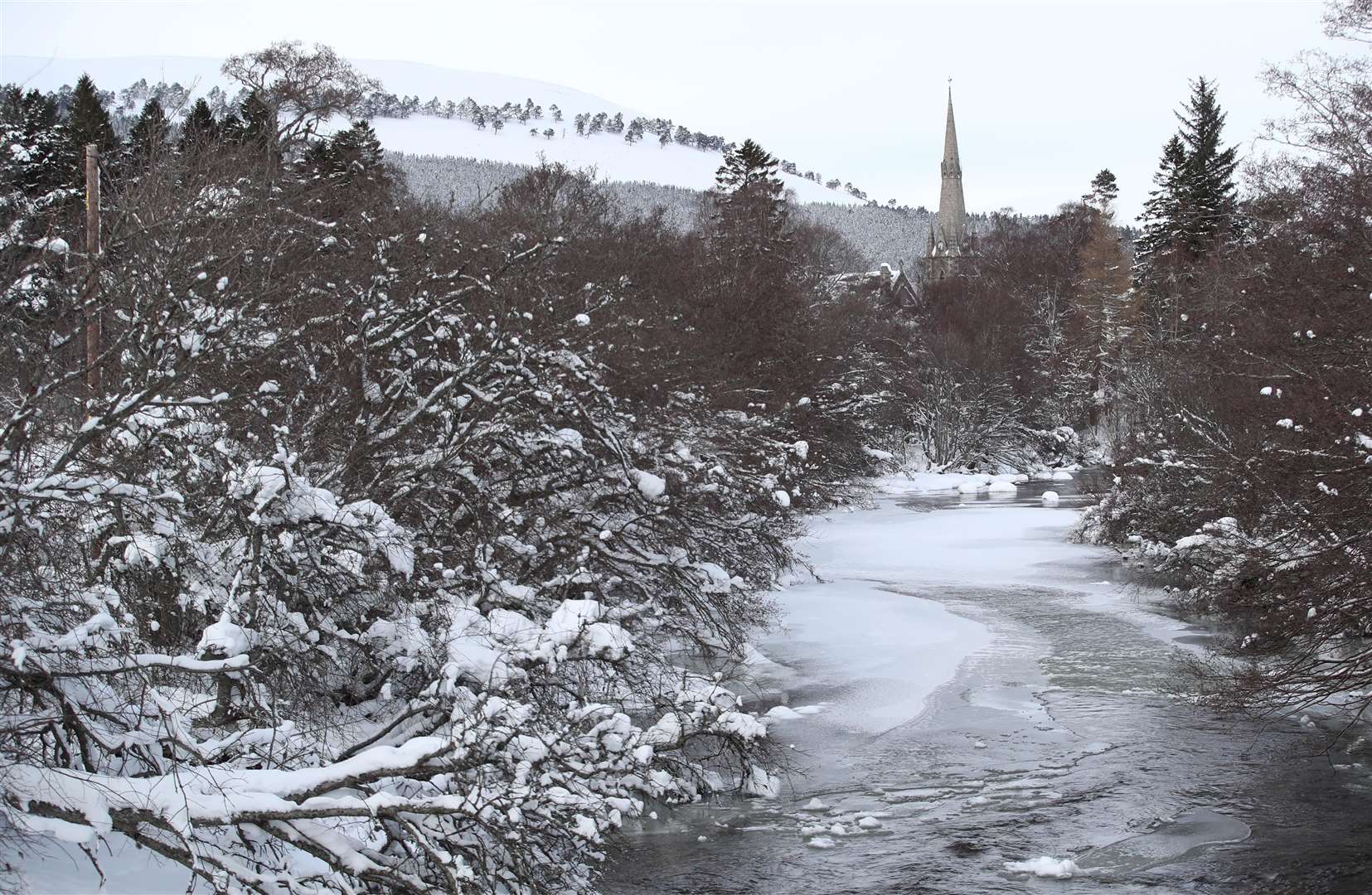 The River Clunie in Braemar, Aberdeenshire (Jane Barlow/PA)