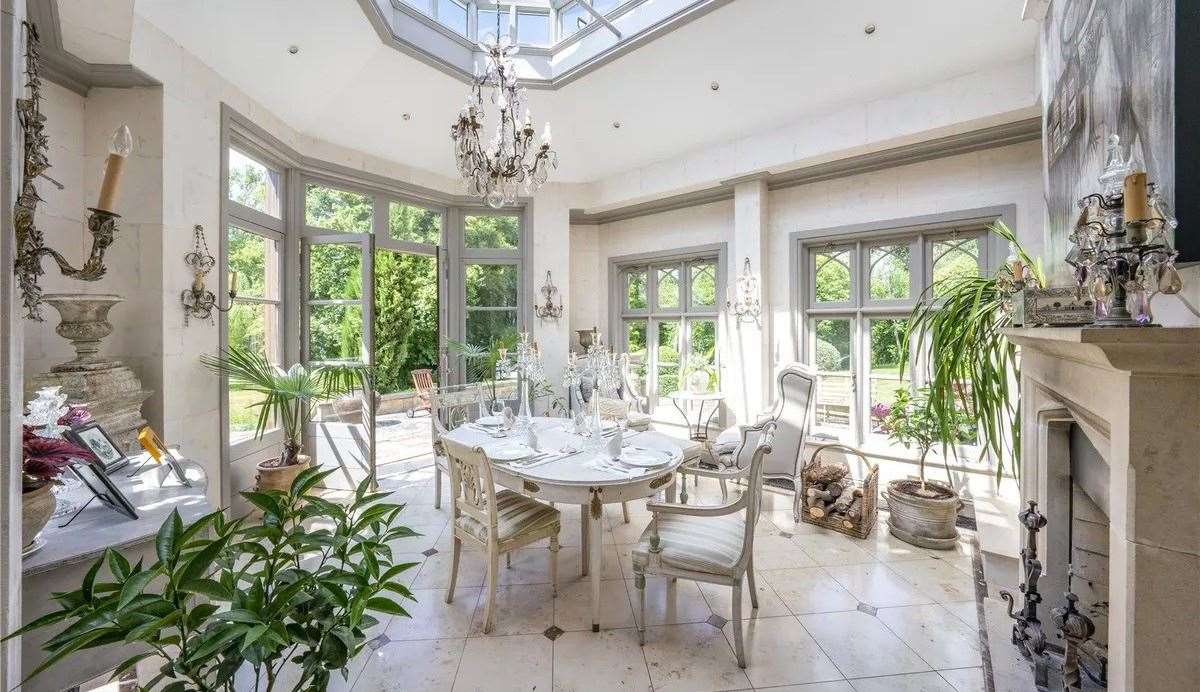 Each room, including the orangery, has been designed with a combination of contemporary design and a nod to the property's Georgian history. Picture: Savills