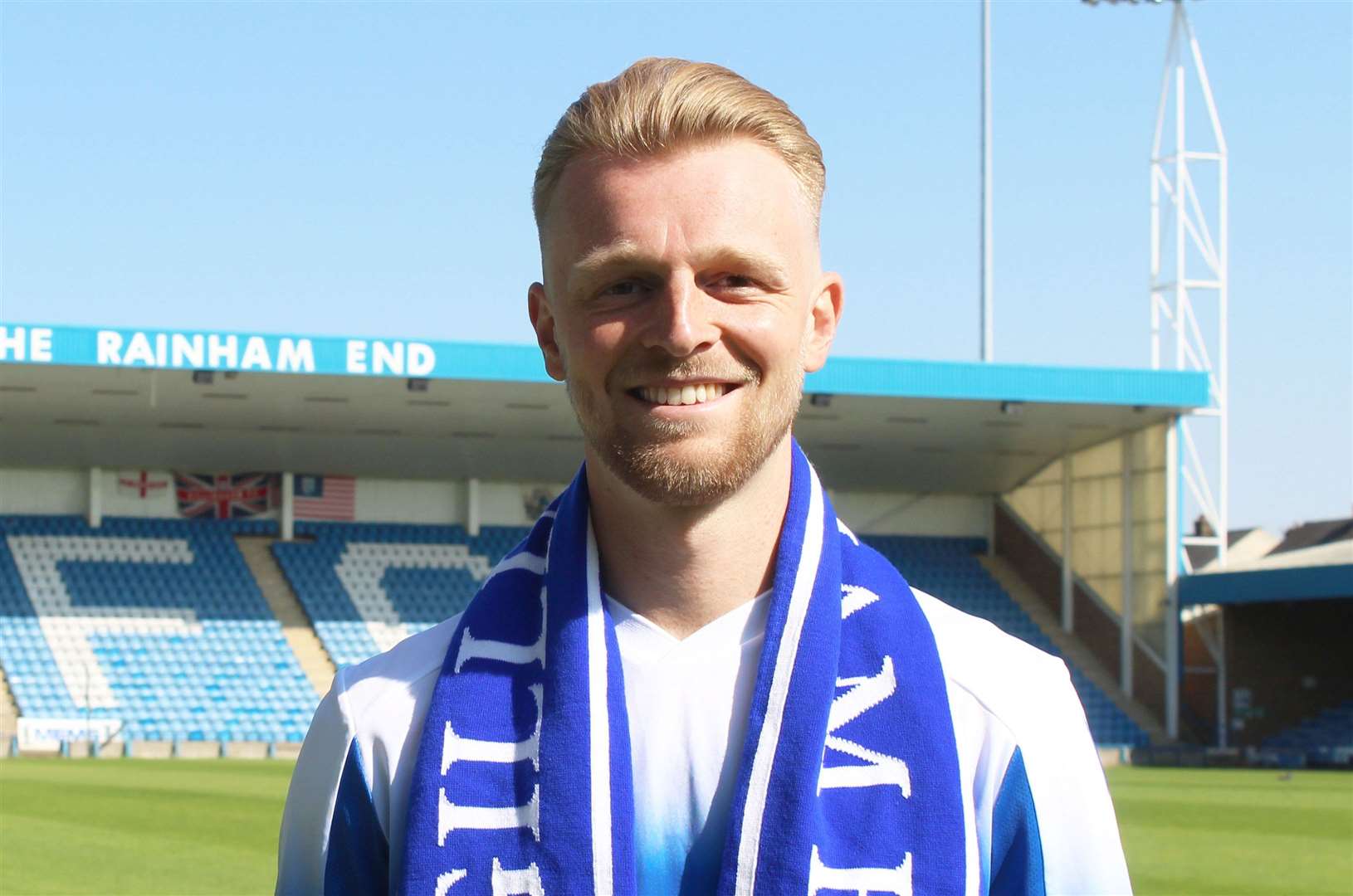 Gillingham signed former Stevenage left-back Max Clark a year ago Picture: GFC