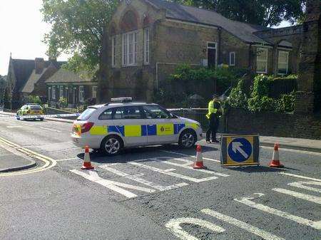 The scene at West Hill, Dartford