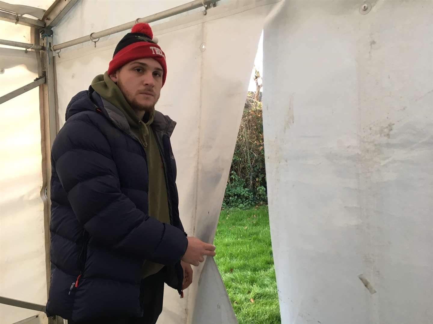 Kiersten Attwell is furious after vandals targetted his business