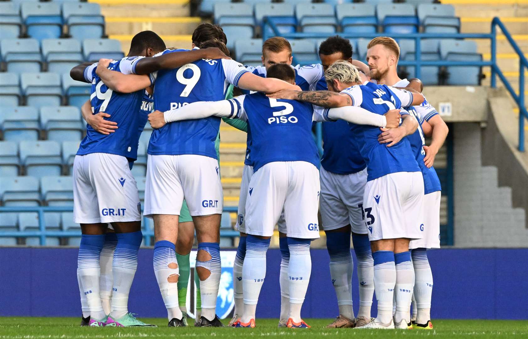 Gillingham take on Crystal Palace under-21s in the EFL Trophy group stage match Picture: Barry Goodwin