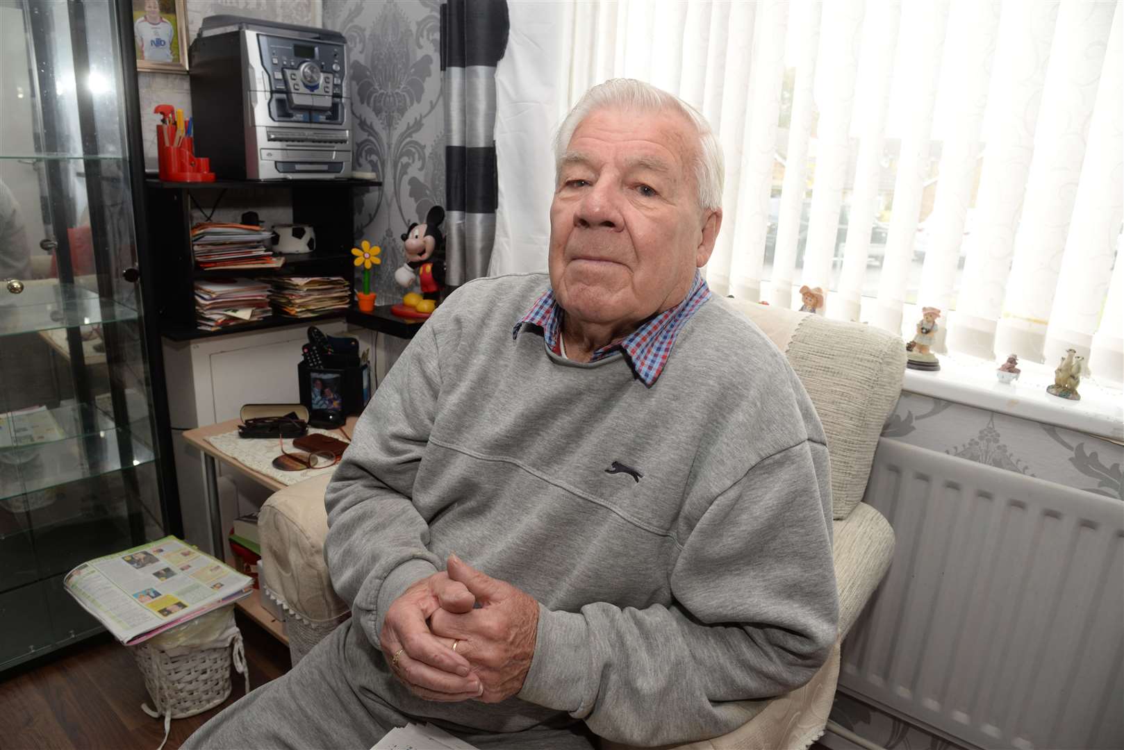 Patrick Wicker of the Weeds Wood Estate, Chatham. Picture: Chris Davey. (9234536)