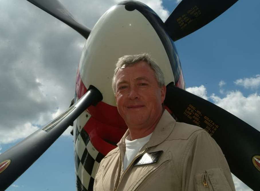 Spitfire pilot Rob Davies