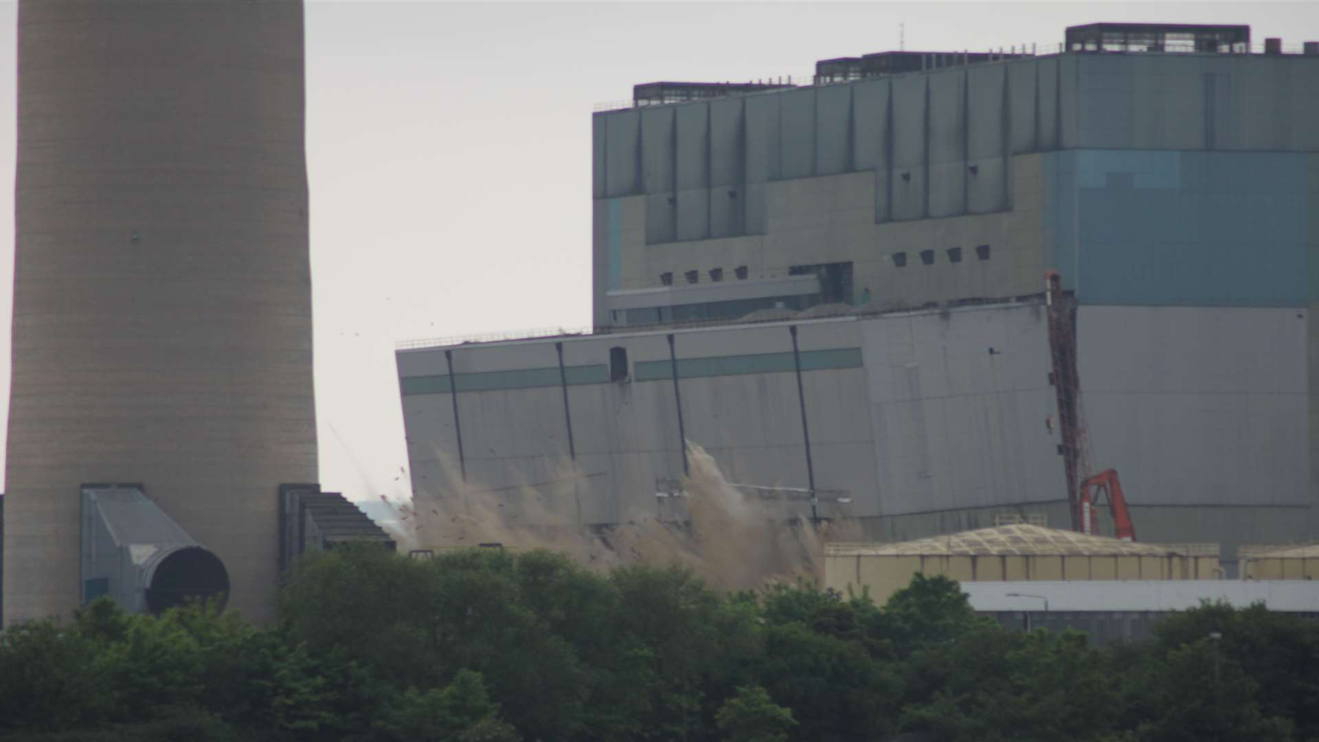 The bunkers were blown up at 3pm, picture David Allsop.