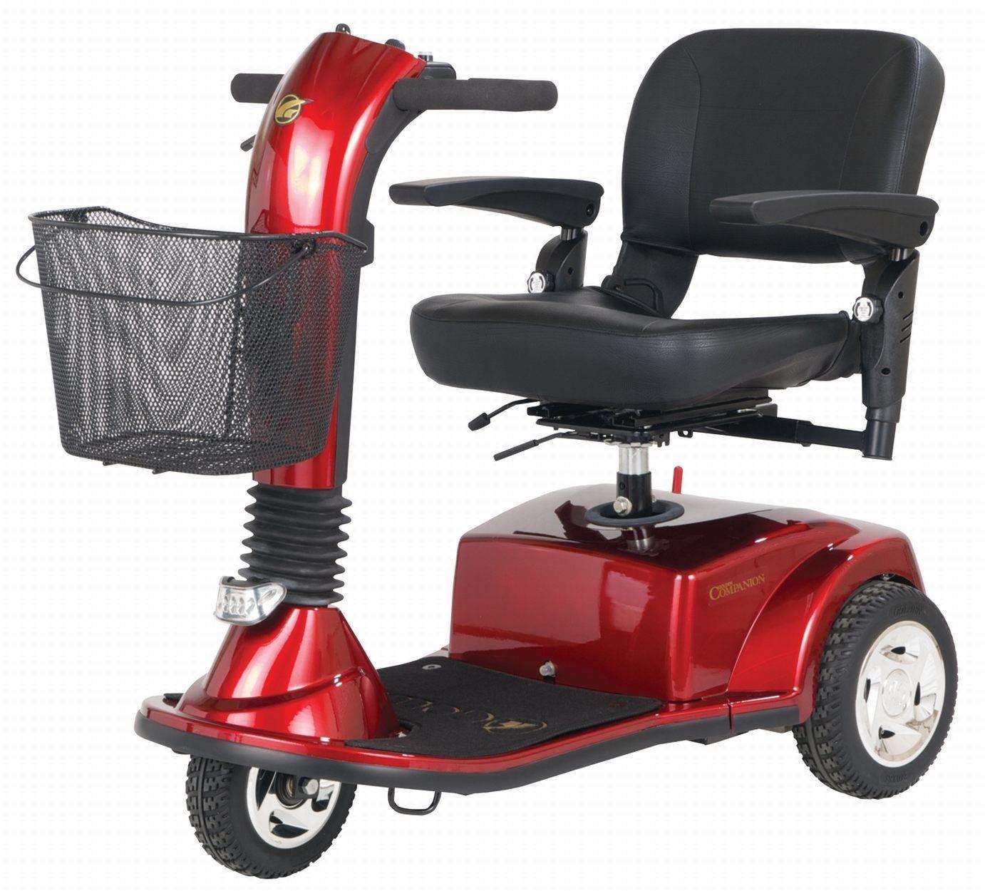 Red mobility scooter. Picture: Zdlpwebb Creative Commons Wikimedia (6722718)