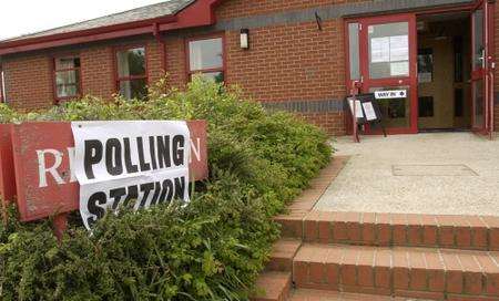 A polling station