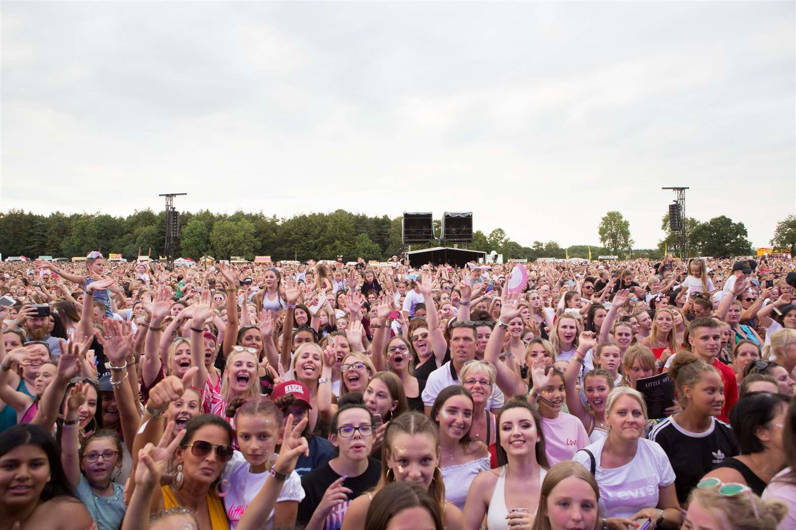 Little Mix at The Kent Showground..Kent Event Centre, Kent Showground, Detling, Maidstone.Picture: Andy Jones. (3195186)