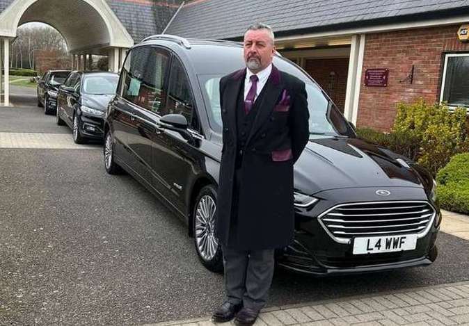 Alex Whitmey, of Sittingbourne funeral firm William Whitmey