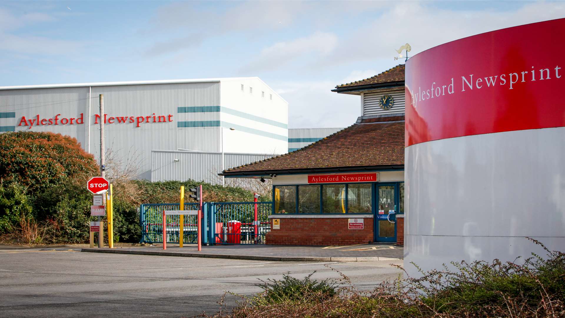 Aylesford Newsprint before it closed. Picture: Matthew Walker