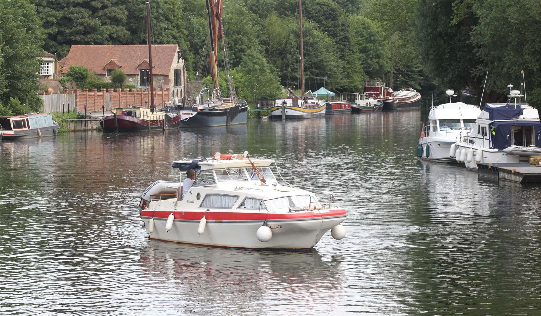 Take a guided walk along by Allington Lock Picture: John Westhrop