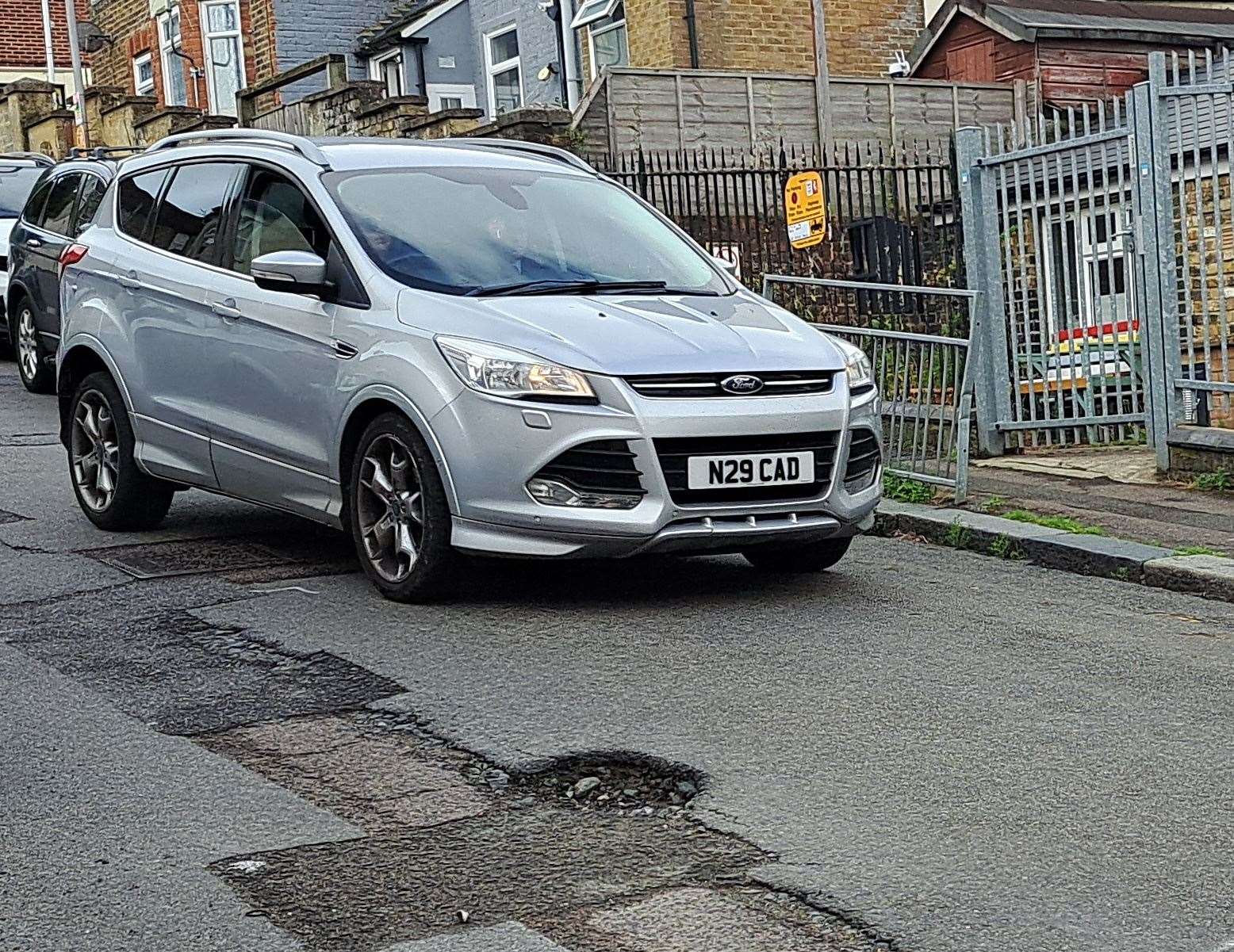 Drivers have to steer clear of potholes at Belgrave Road, Dover. Patch repairs are due to take place Thursday and Friday