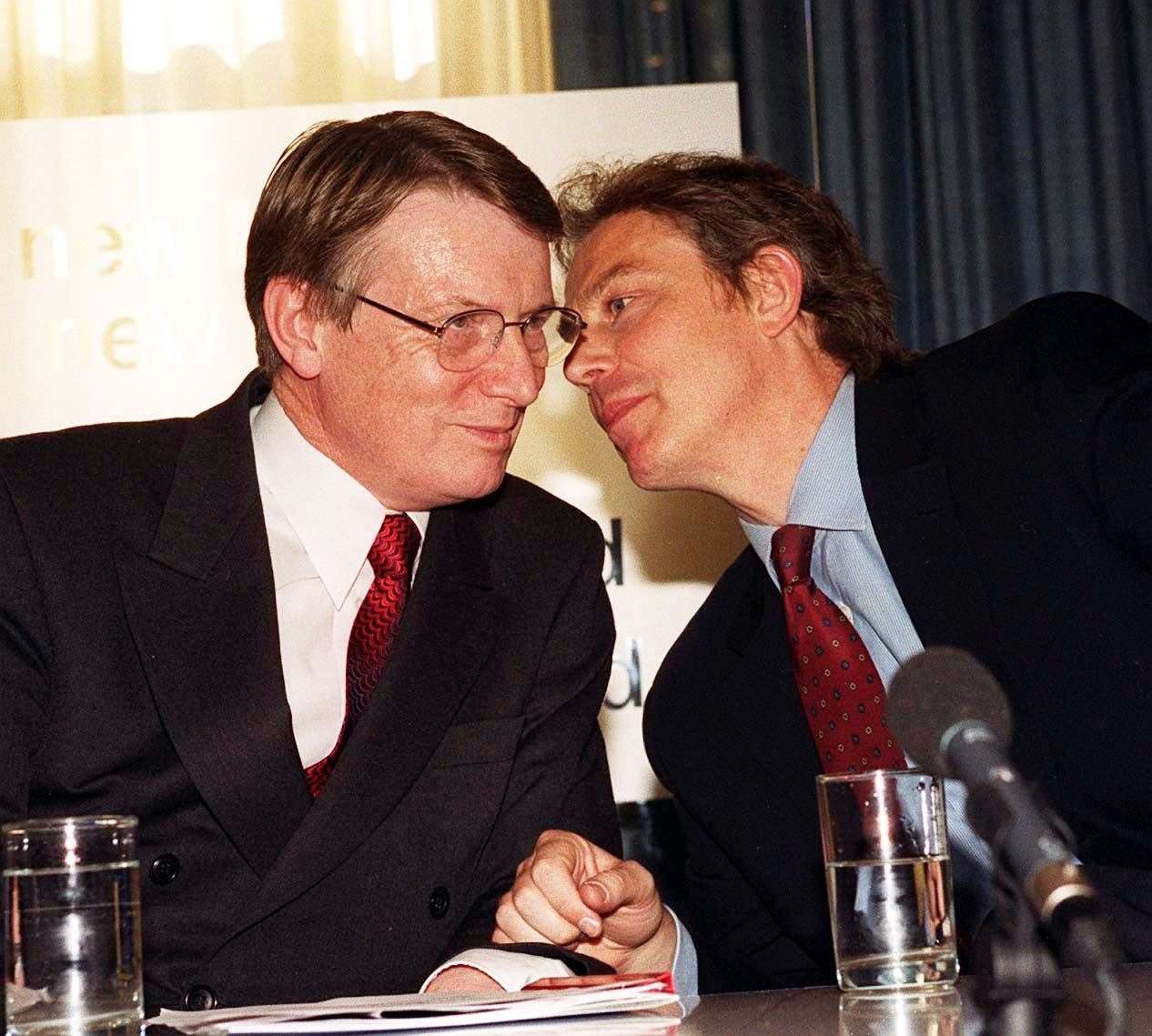 Former Assembly First Secretary Alun Michael (left) had the backing of former Prime Minister Tony Blair