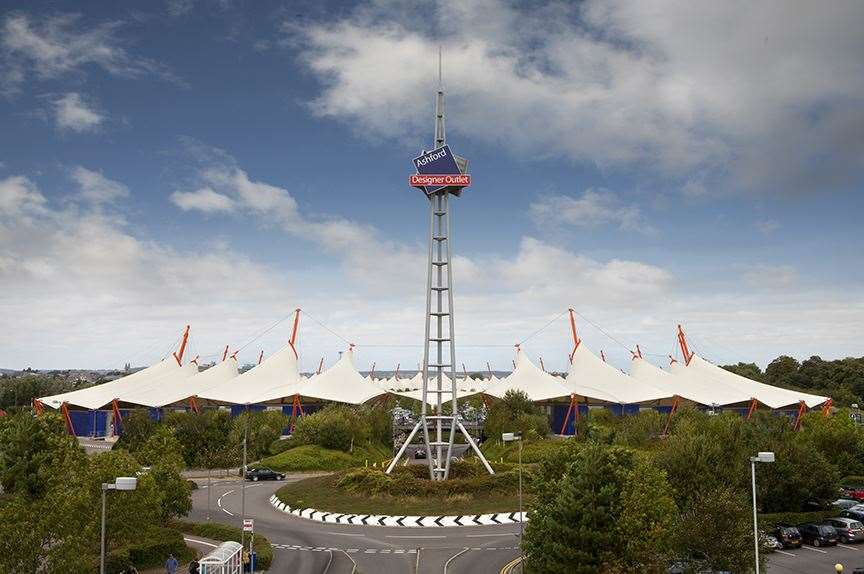 The designer outlet centre in Ashford