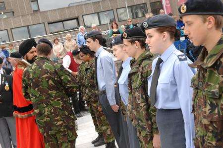 Armed forces day in Gravesend