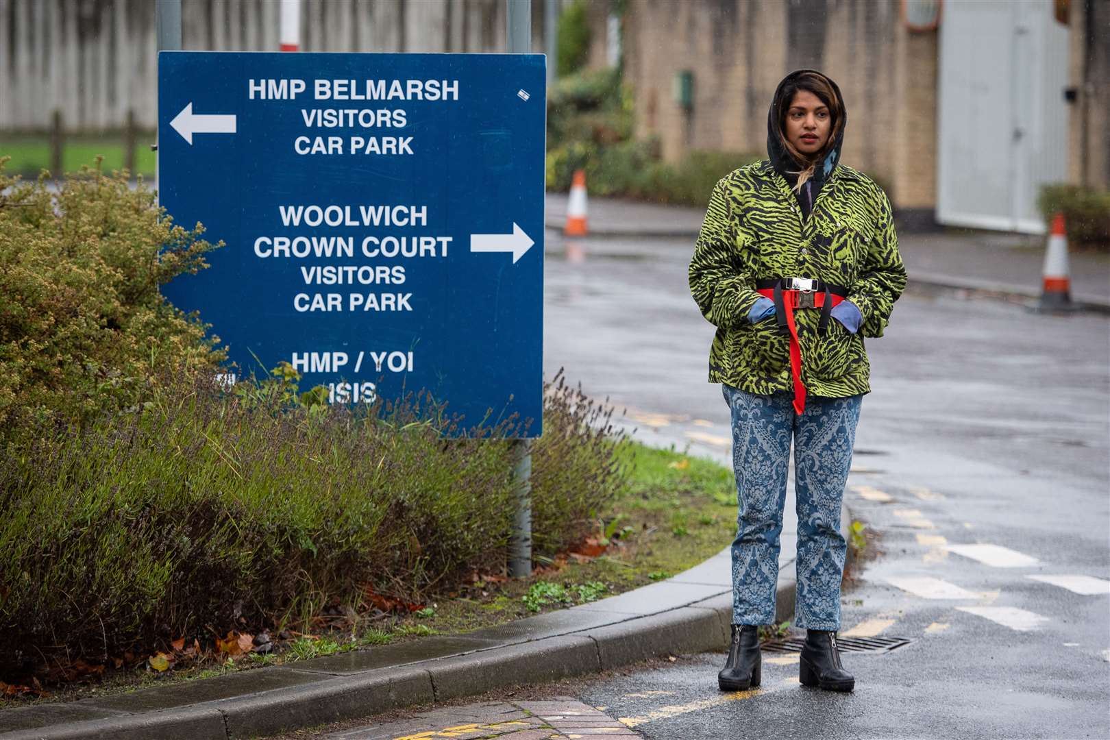 Rapper MIA after visiting Julian Assange at Belmarsh (Dominic Lipinski/PA)