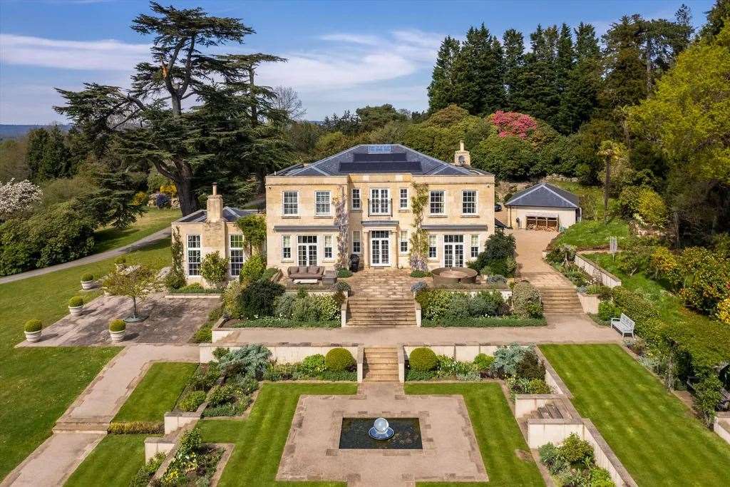 The £7.75m seven-bedroom home for sale in Penshurst, near Tonbridge. Picture: Knight Frank