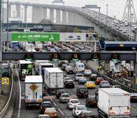 Queues at the Dartford Crossing