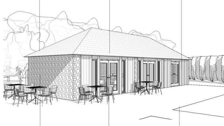 Plans for a cafe and florist at Vinters Park Crematorium. Picture: MBC/GDM Architects