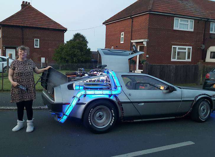 Courtney Harris has watched Back to the Future more than 60 times in three weeks