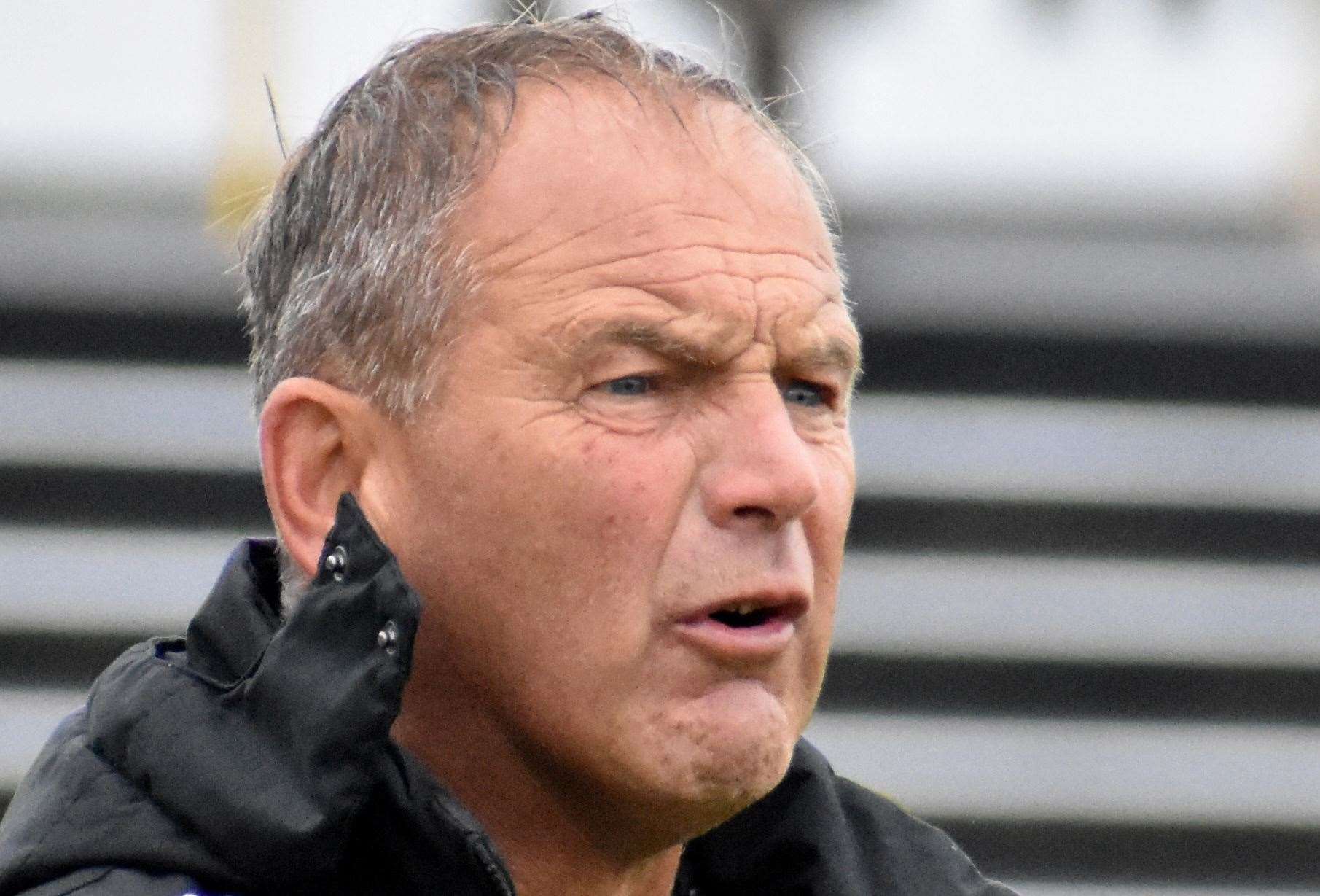 Herne Bay boss Steve Lovell - will remain in charge alongside son-assistant Mark Lovell for the 2024/25 campaign. Picture: Randolph File
