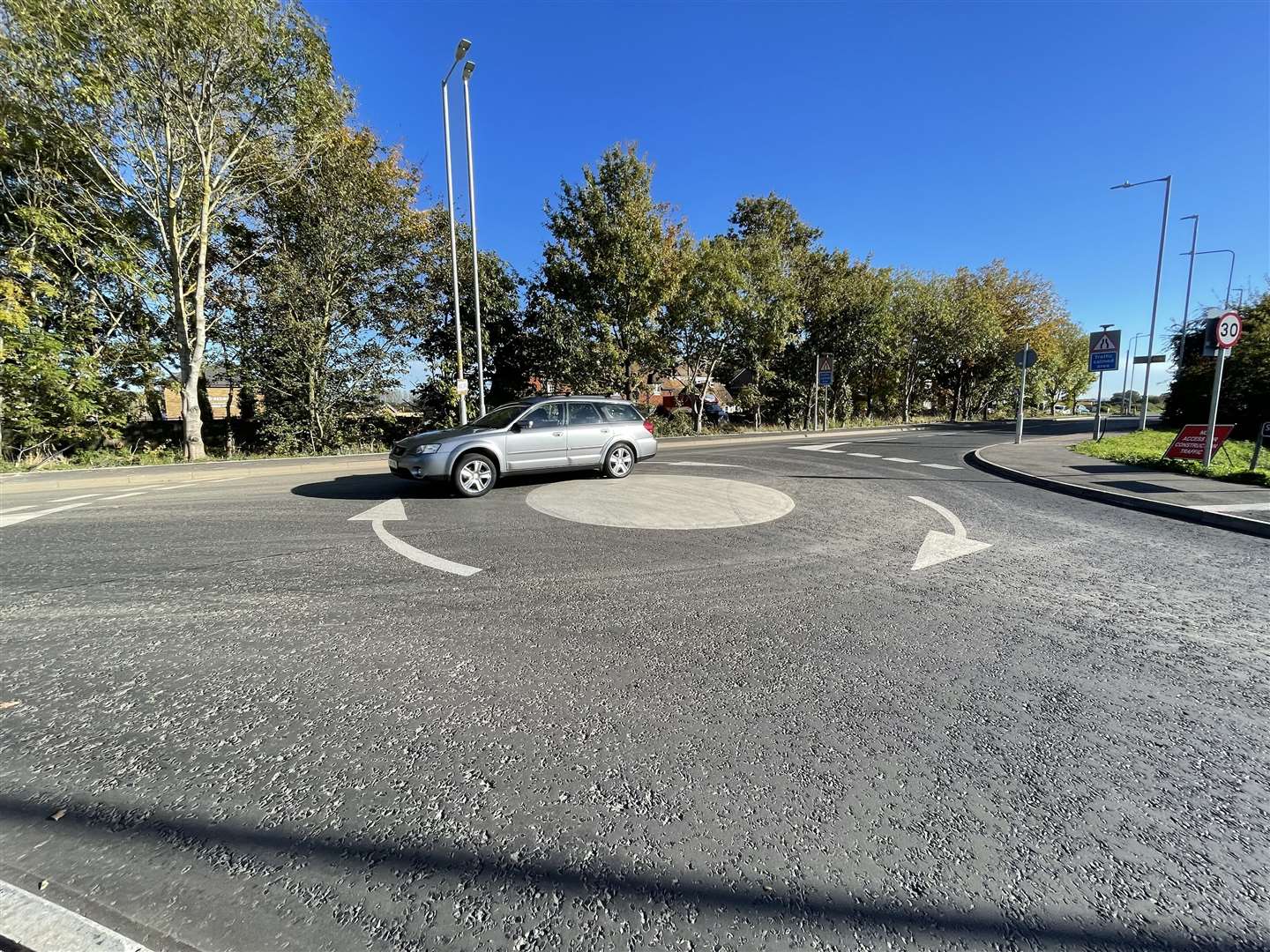 Motorists often drive straight over the new roundabouts due to their ‘poor layout’