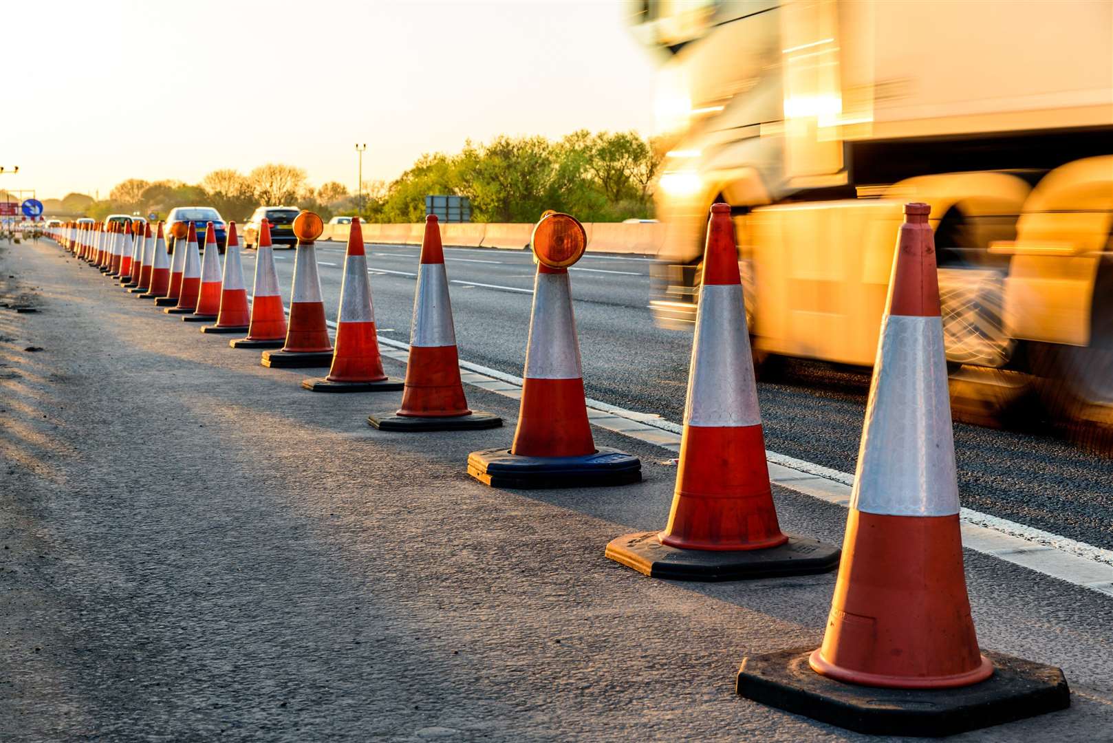 One lane has reopened this morning. Credit: iStock/ yevtony