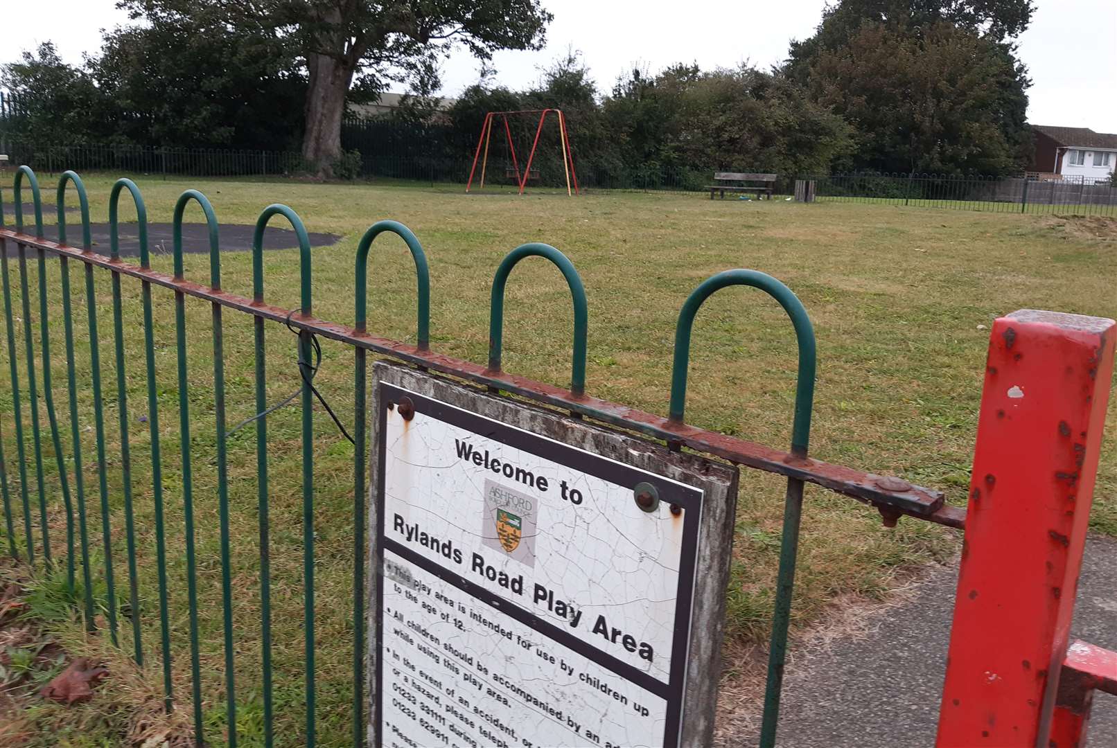 The Rylands Road play area is one of three in Ashford which will receive the funding boost