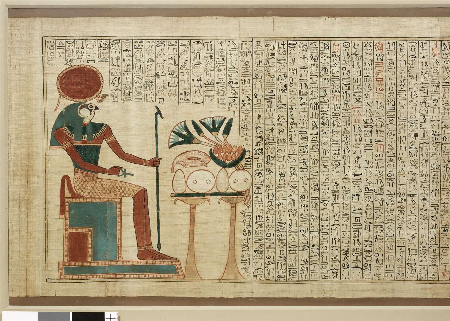 Detail of The Book Of The Dead Of Queen Nedjmet papyrus (British Museum/PA)