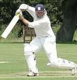 RICHARD CLINTON: Surrey's opener survived a dropped catch early in the visitors' reply