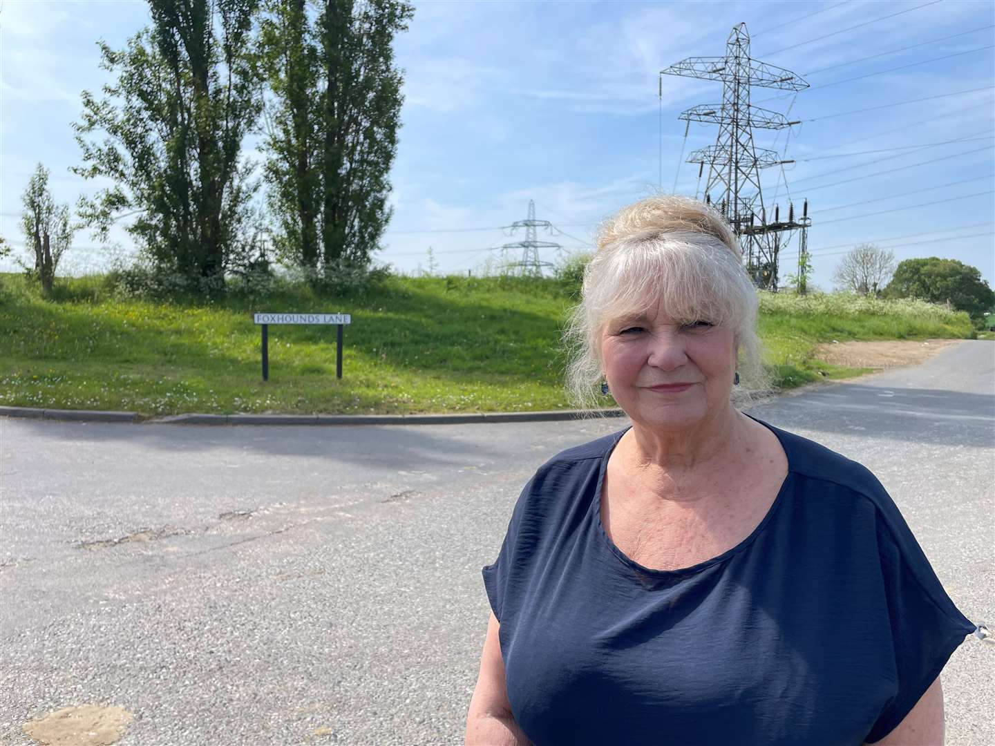 Lyn Carter is opposed to plans to build on the green belt near Dartford