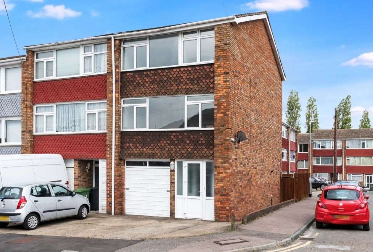 Dartford's cheapest four-bed is in Clarendon Gardens and is valued at £375,000. Picture: Zoopla / Acorn
