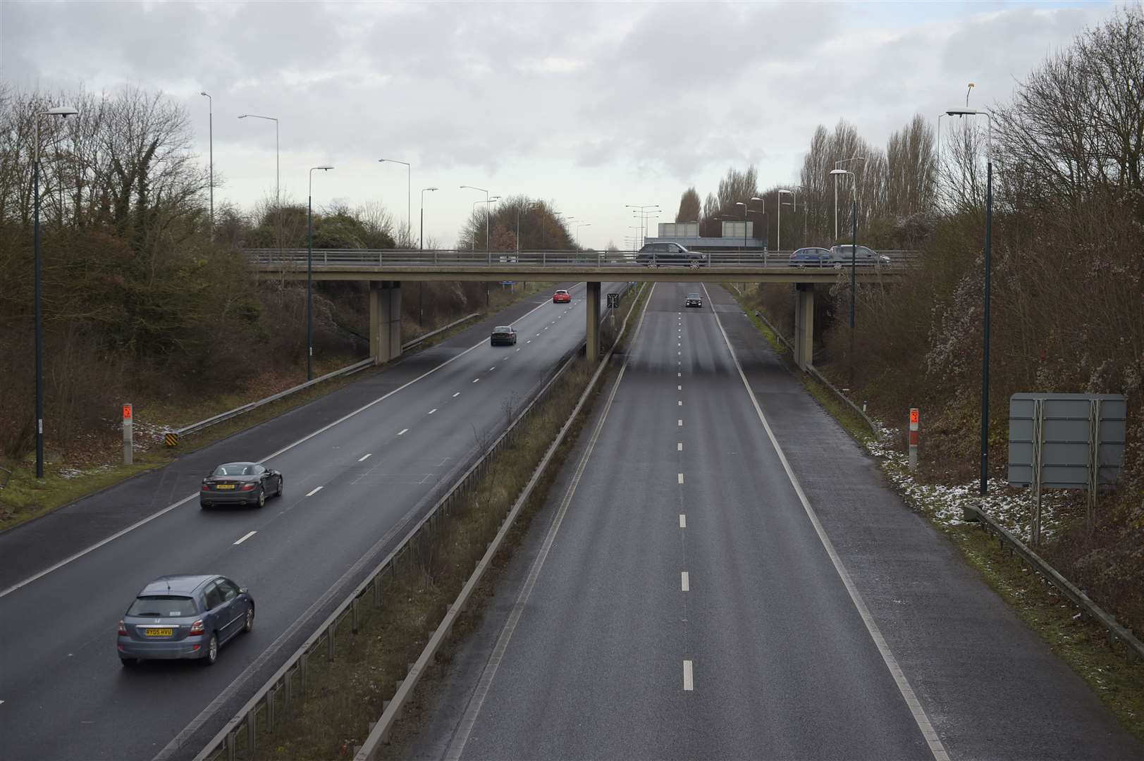 The crash happened near to Brenley Corner