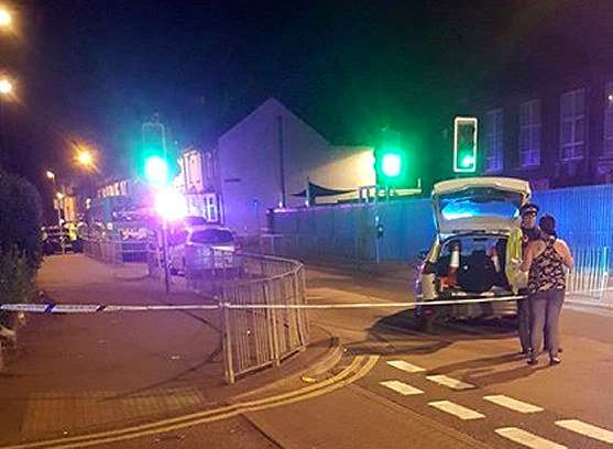 A woman was injured when she was hit by a car when she got off a bus. Picture: Nick Sevenoaks