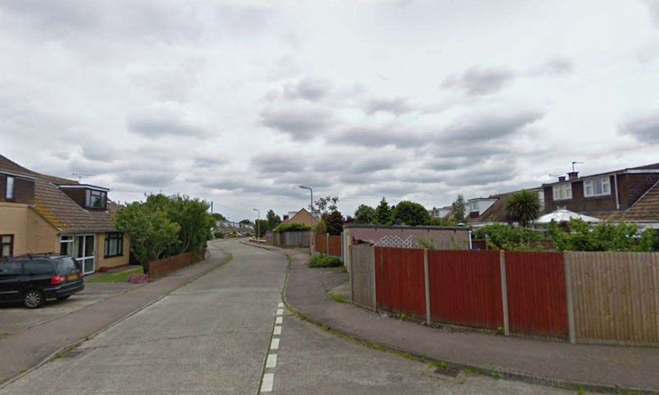 The fire happened in Glebelands, Ash on Sunday morning. Picture: Google