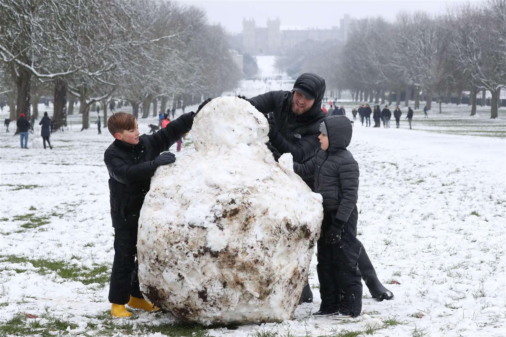 Parents have called for clarity on whether children are allowed to play in their local park as part of their daily exercise under current lockdown regulations (Jonathan Brady/PA)