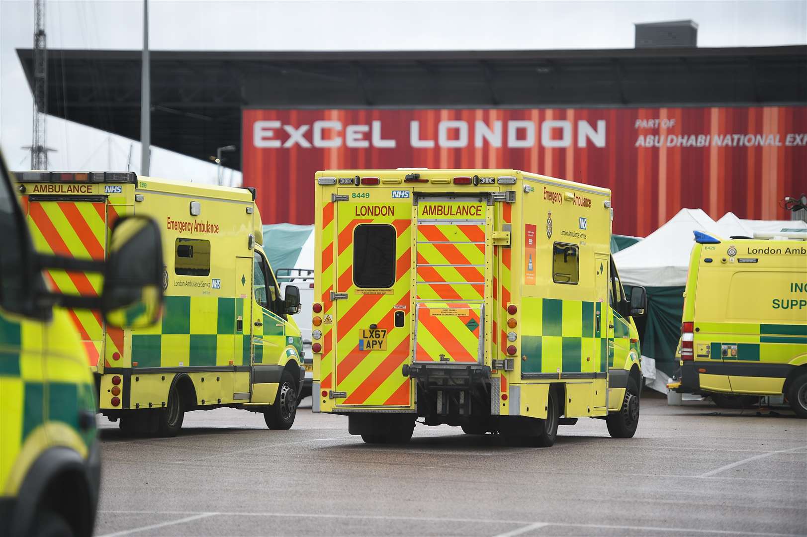 Care packages will be sent to the NHS Nightingale Hospital at the ExCel centre (Kirsty O’Connor/PA)