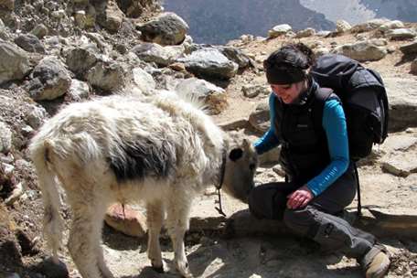 Dr Rachel Tullet. Credit Everest ER www.everester.org.