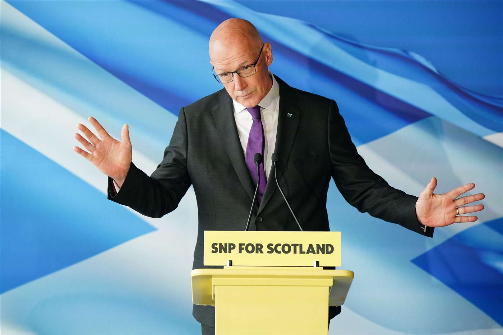 Scottish First Minister John Swinney said the SNP now needs to reflect on its defeat (Jane Barlow/PA)